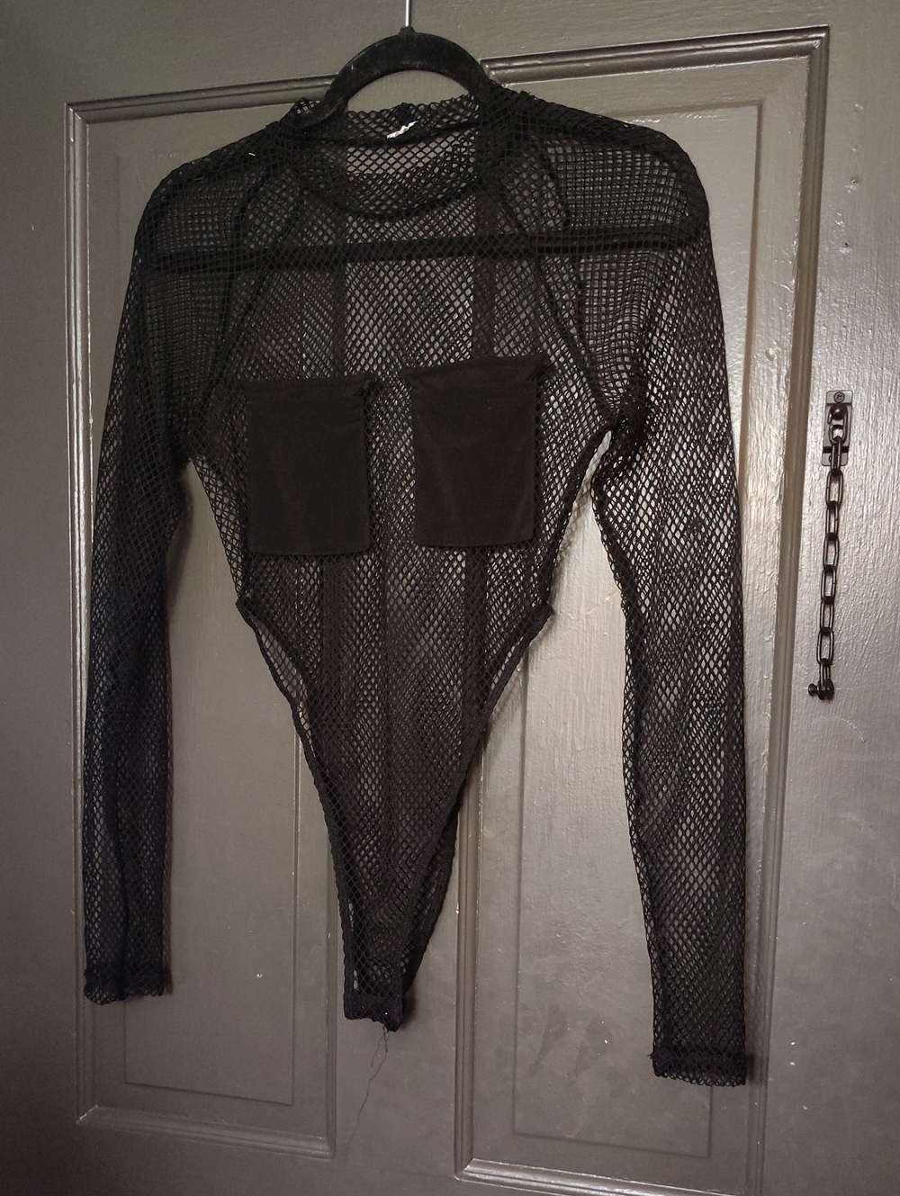 Black Mesh Long-Sleeve Bodysuit - Women Intimates & Sleepwear